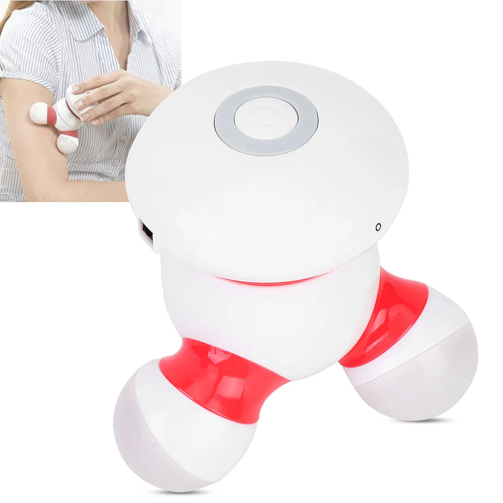 Body Massager Electronic USB Handheld Mini Body Massager Gentle Vibration Massager with LED Light Qme 1pcs