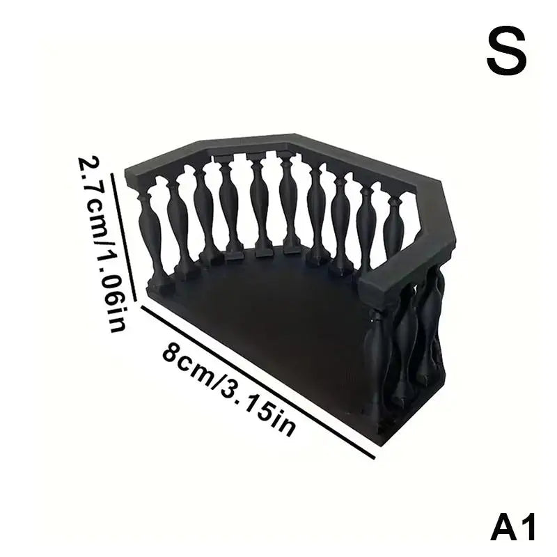 Collectors Miniature Scenes DIY Dollhouse Accessories Balcony Railing Qme A1
