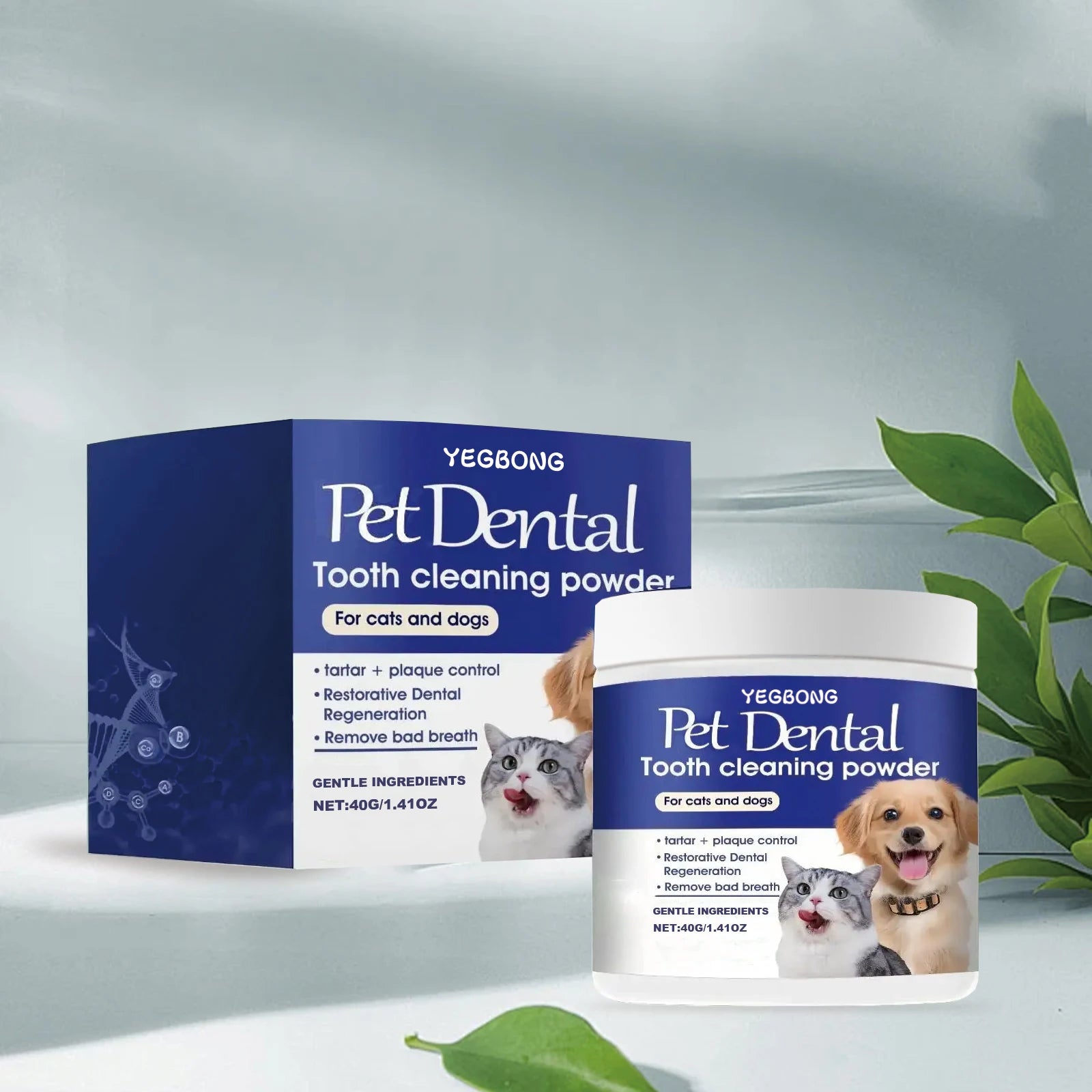 Pet Dental Cleaning Powder Eliminates Oral Odors Remover Dog Teeth Plaque Reduces Calculus Tooth Cleaning Powder For Cat And Dog Qme