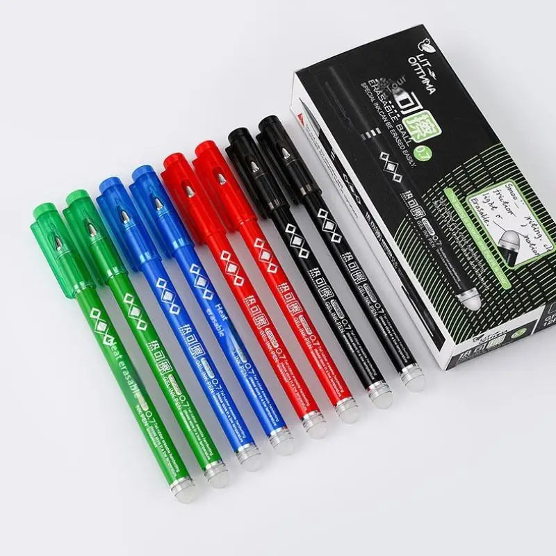 Heat Erasable Pen Gel Pens Nib Colored Smooth Writing School Office Qme