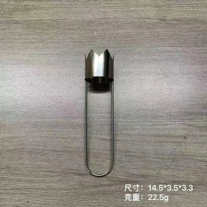 1pc Stainless Steel Fruit Vegetable Corer Pepper Seed Remover Kitchen Gadget For Apple Pear Tomato Pepper Qme Silver