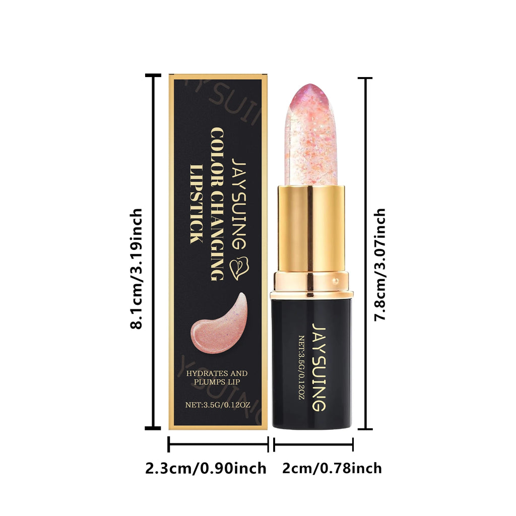 Color Changing Lip Balm Moisturizing Non-Greasy Nourishing Lipstick Hydrating Fade Lip Line Lightweight Long Lasting Non Fading Qme