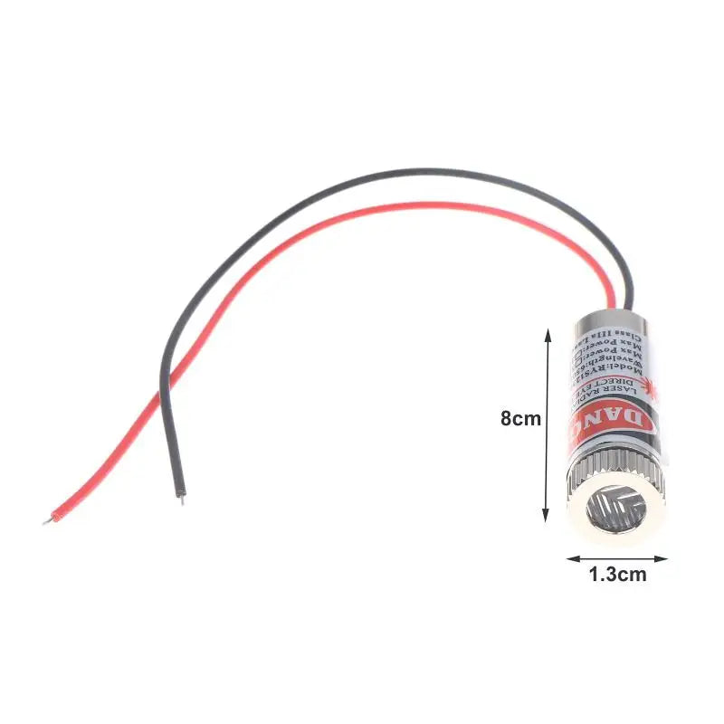 1 2 650nm 5mW Laser Diode Head Red Point Line Cross Module 5V Pointer Qme