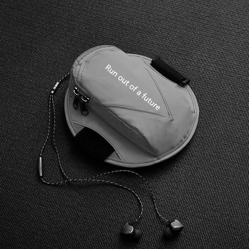 Outdoor Sports Running Lightweight Arm Phone Pouch Qme Grey