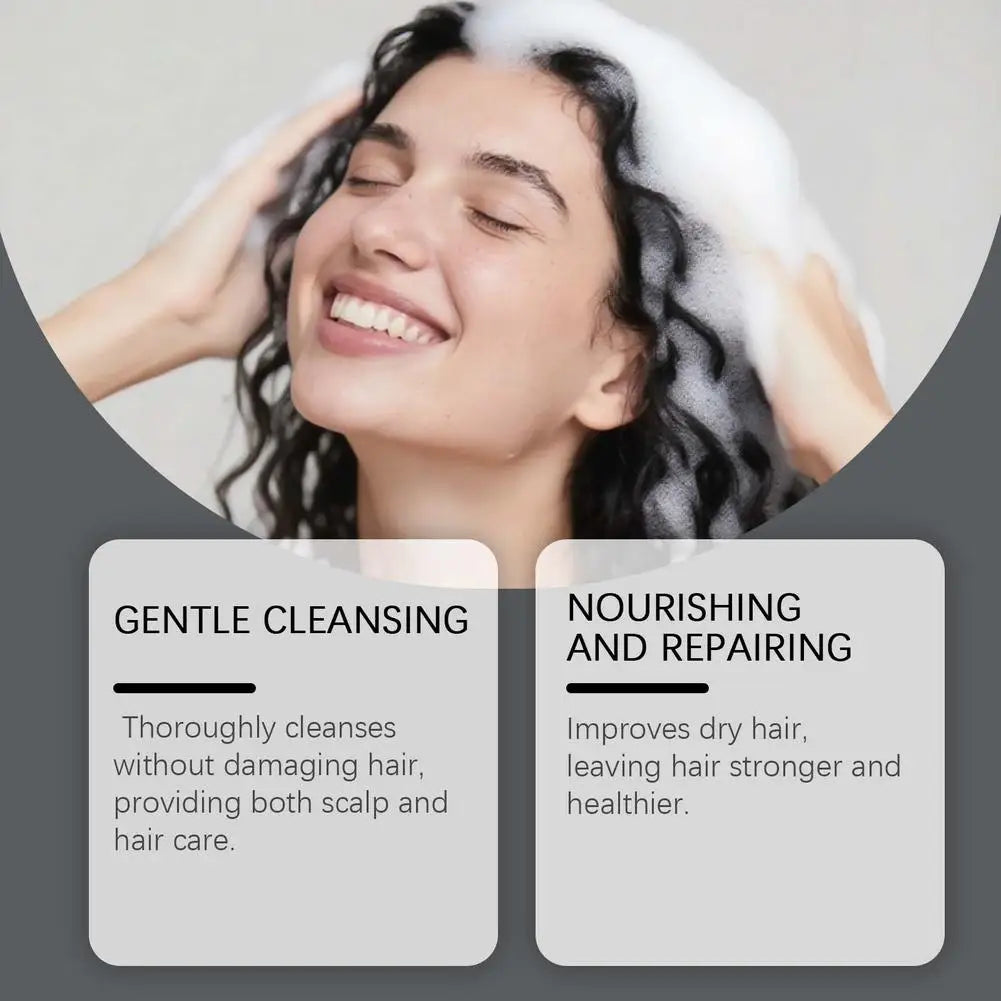 Rosemary Hair Shampoo Deep Nourishing Repair Split Ends Soothing Qme