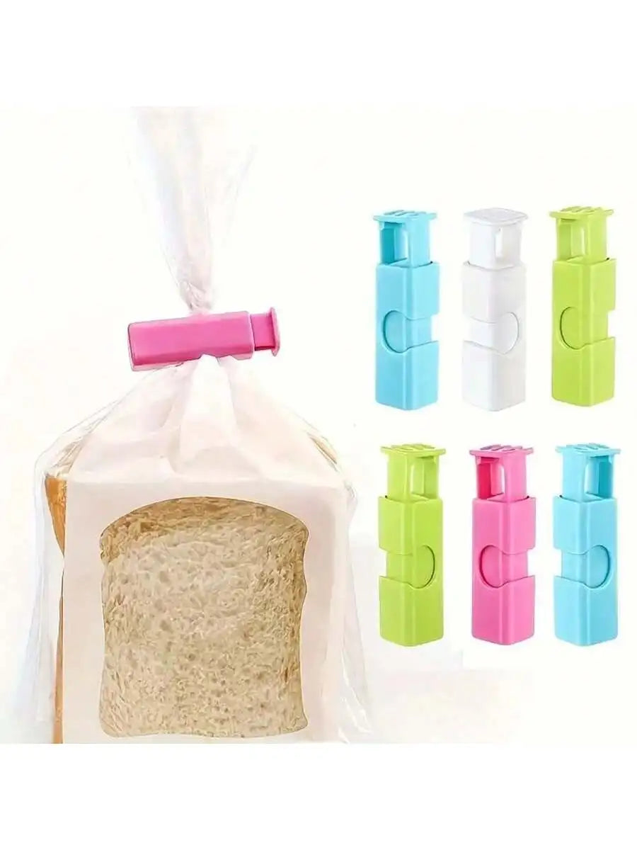 Multifunctional Food Bag Holder Sealing Clip Milk Powder Snack Device Qme