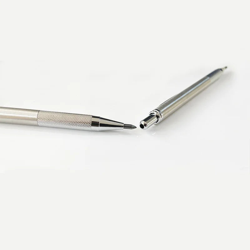 Mechanical Pencil Set 3.0mm Full Metal Art Drawing Painting Automatic Pencil with Leads Office School Supply Qme