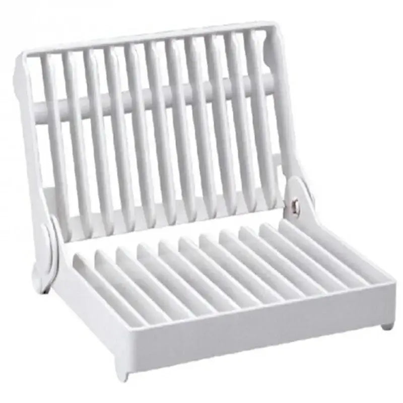 Foldable Kitchen Tray Storage Rack Dishes Sorting Cup Plate Drying Qme