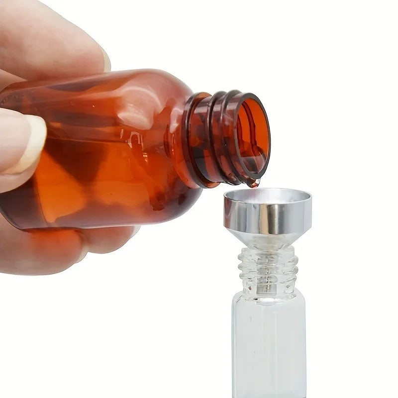 5Pcs special filling funnel for perfume and essential oils, which can easily fill various liquids, is easy to use and easy to ca Qme