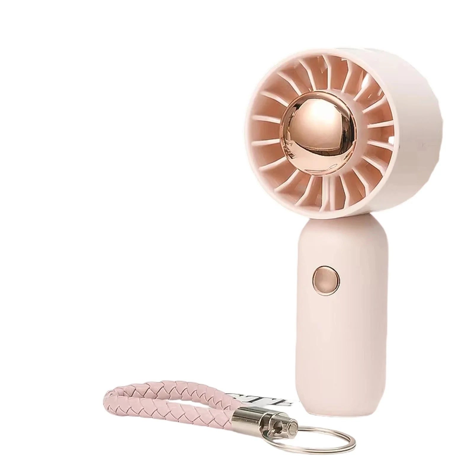 Small Outdoor Portable Handheld Fan Powerful Wind High Speed Fan New Solid Color Mini Fan Summer Daily Essential Products Qme
