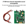 2 10W Dual Channel DC 5V 3 7V TWS Bluetooth Amplifier Board Easy Qme Default Title