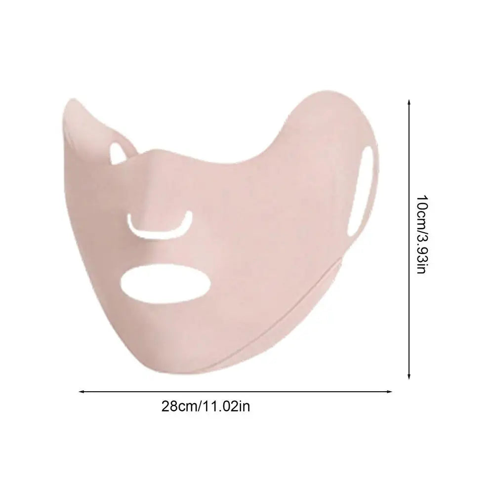 1pc Sun Protection Face Cover Breathable UPF50 Protector With Ear-loop Sun Face Masque For Motorcycle Riding Running Hiking Golf Qme 03