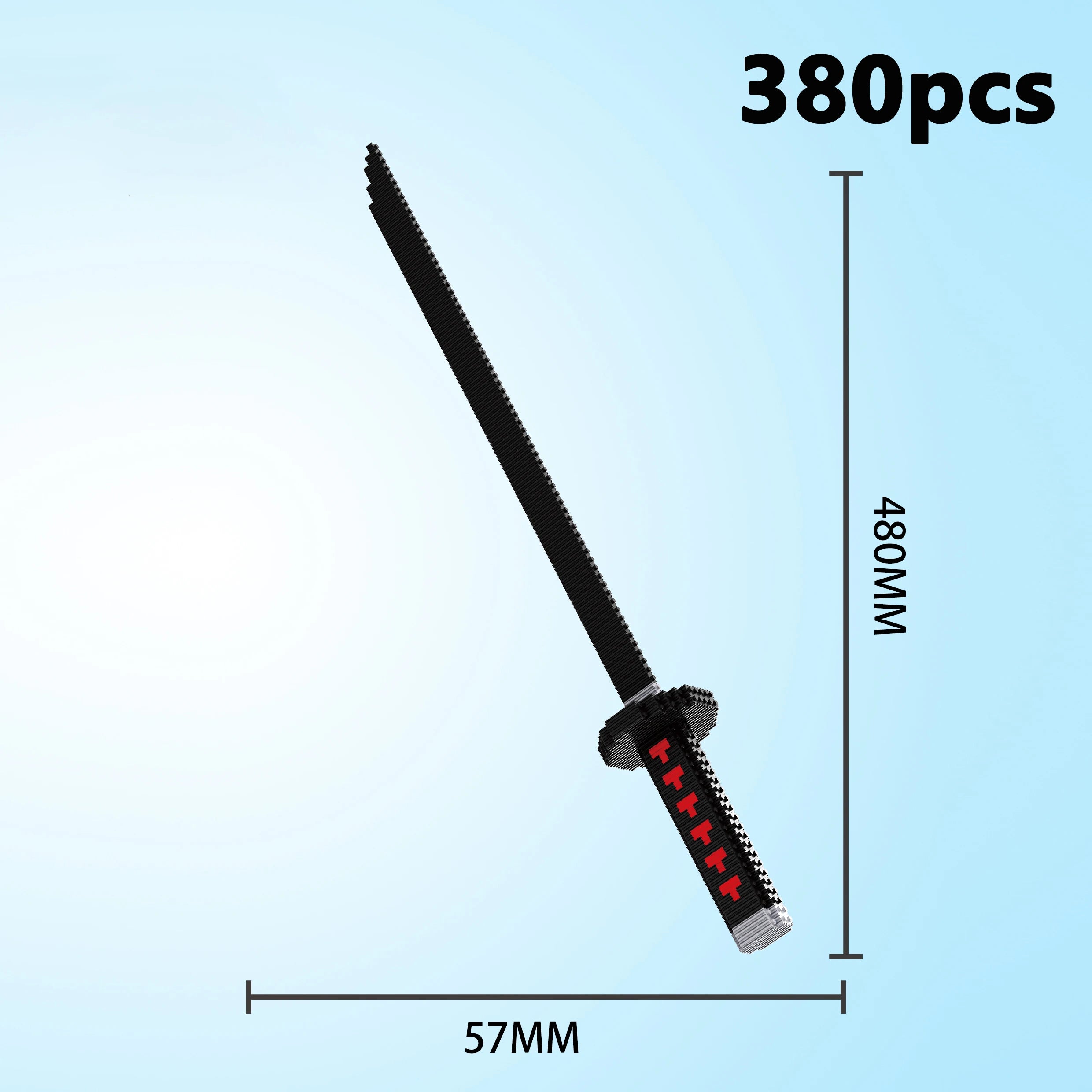 Sword Building Blocks Ninja Blade Katana Japanese Anime Butterfly Nichirin Knife Bricks Toys Children Adult Boys Girls Gift Qme Opp bag 6