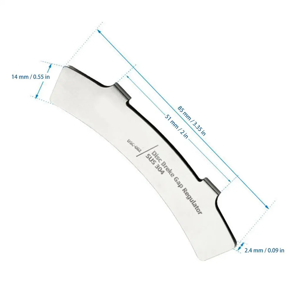 Stainless Steel Bicycle Hydraulic Disc Brake/ Line Disc Brake Caliper Adjusting Tool Disc Brake Center Tool Qme B
