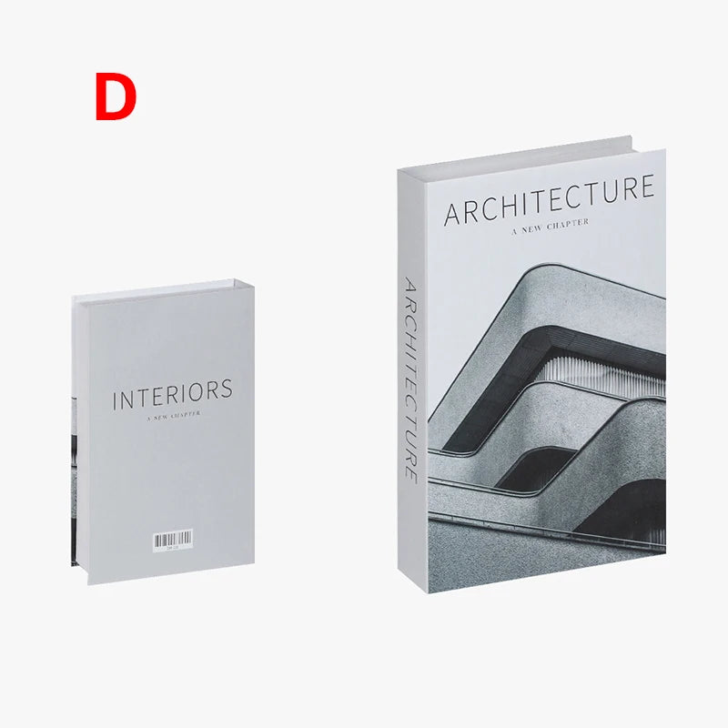 Luxury Fake Books Decoration Fashion Creative Simulation Book Desktop Qme D