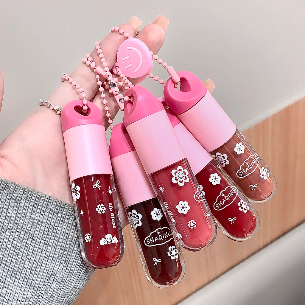 SHAQINUO Water-based Lip Gloss Moisturizing Tinted Balm Lasting Qme