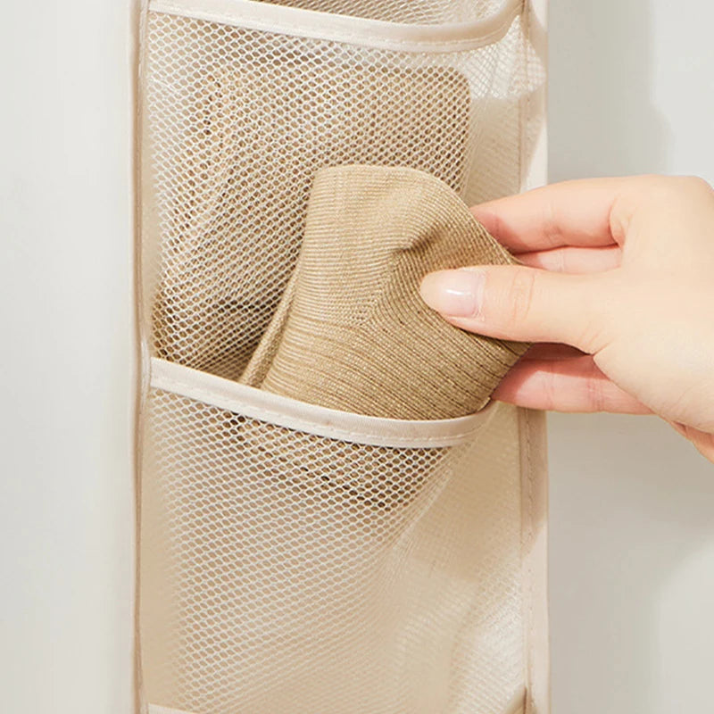 Panties Socks Storage Bag Wardrobe Organizer Underwear Behind Door Qme