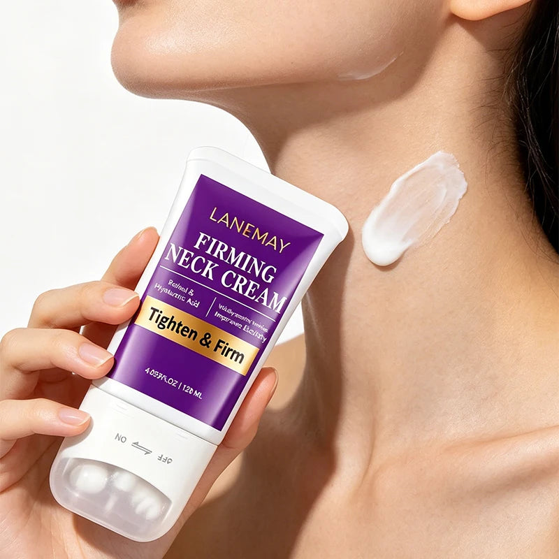 Retinol Double Roller Massage Neck Texture Cream Moisturizing Deeply Qme