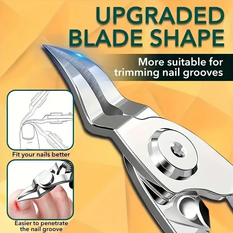 Professional Toe Nail Clippers Cutter Toenail Tool Thick Dead Skin Qme