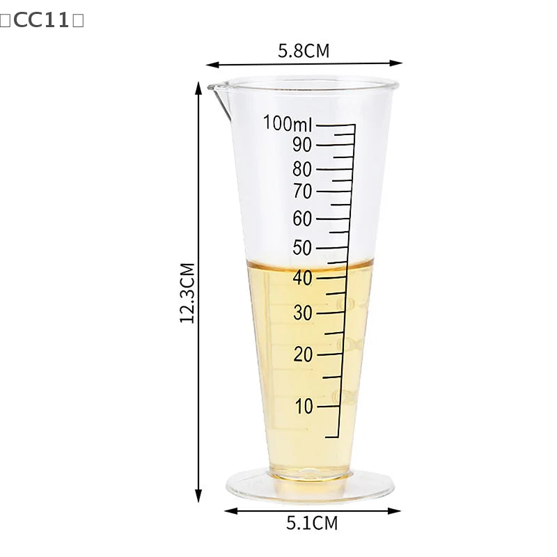 CC11 Food-grade Acrylic Measuring Cup Scale BPA-Free Perfect Kitchen Qme