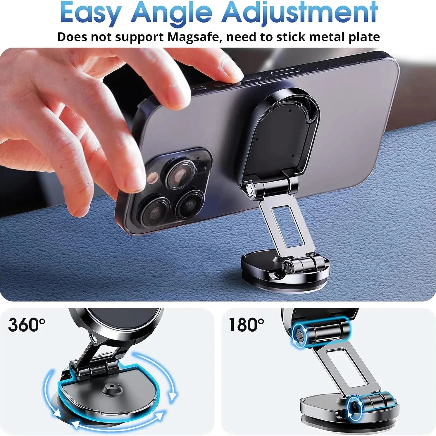 Magnetic Car Phone Holder Mount Magnet Smartphone Mobile Stand Cell GPS Support In Car For iPhone 15 14 13 12 11 Xiaomi Samsung Qme