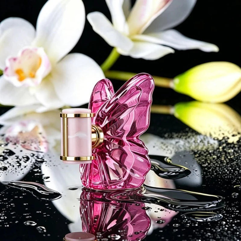 Luxury Butterfly Eau De Toilette Rose Jasmine Vanilla Long-lasting Qme