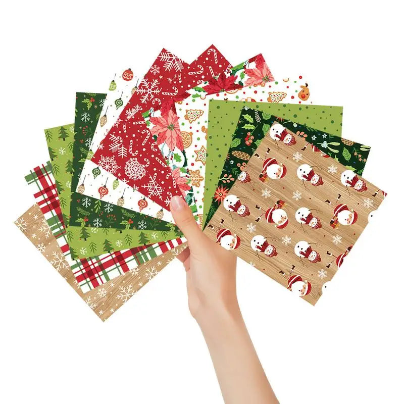 Christmas Scrapbooking Paper Vintage Scrapbook 0 DIY Craft Creative Qme