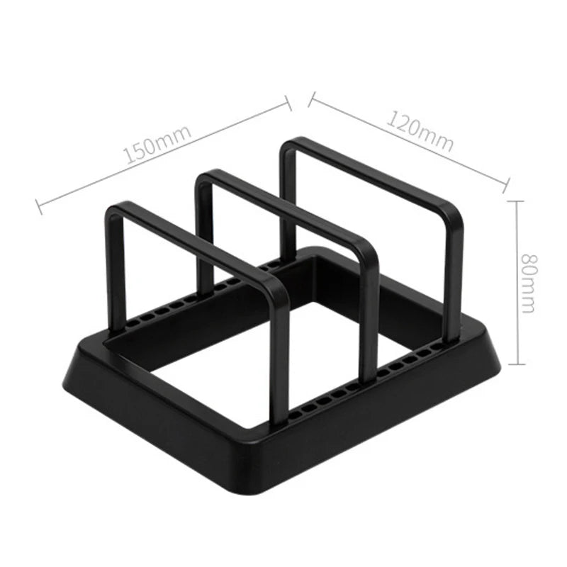Lids Organizer Practical Kitchen Storage Tools Cutting Board Rack Qme Default Title