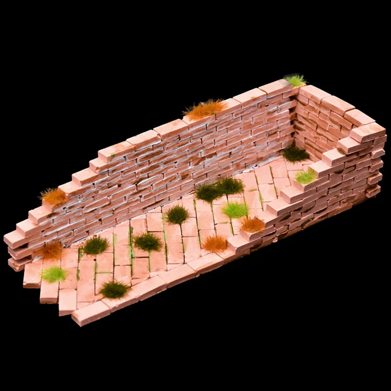 1Pc Building Making Mini Brick Sand Table Silicone Mold Cement Model Brick Small House Handmade Diy Home Decoration Qme