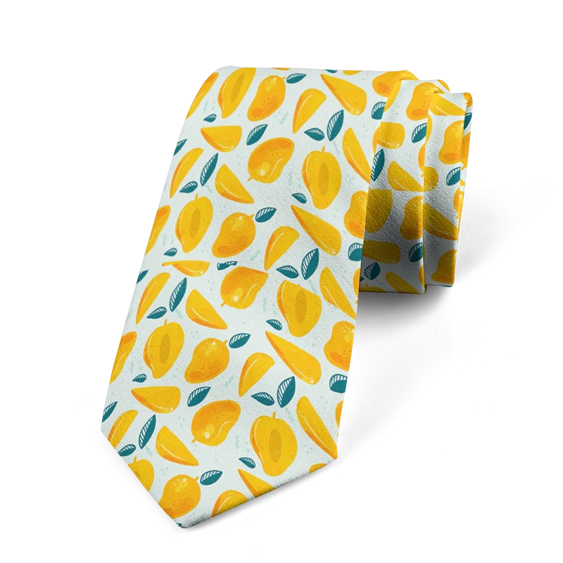 Funny Cartoon Fruit Printed Tie Men's Suit Personality Business Qme style5