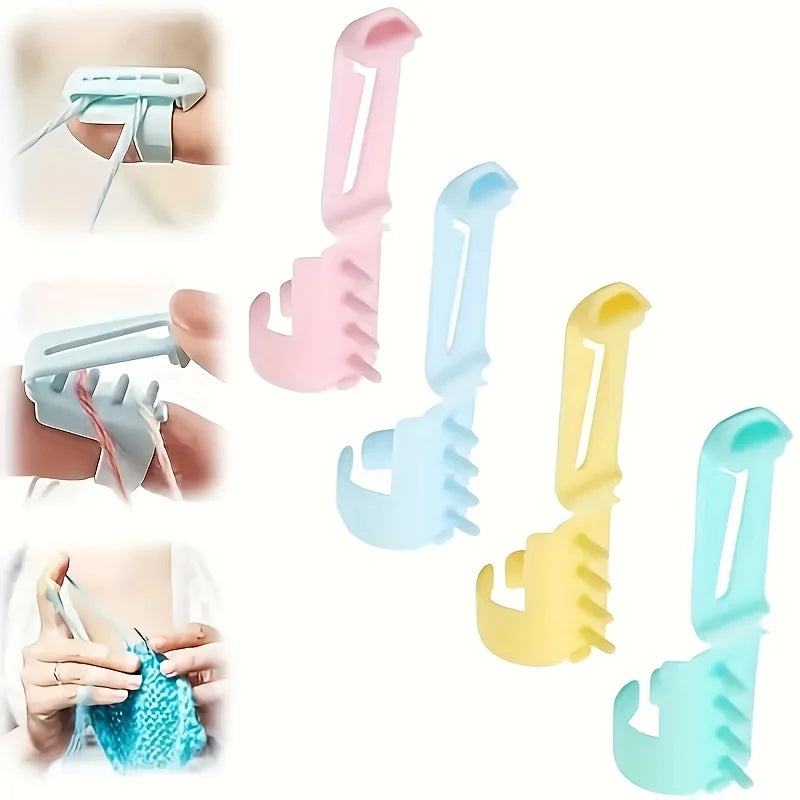 1pc Crochet Tension Ring - Yarn Guide Ring - Companion Ring - Crochet Knitting Tool for Household Knitting Accessory Qme