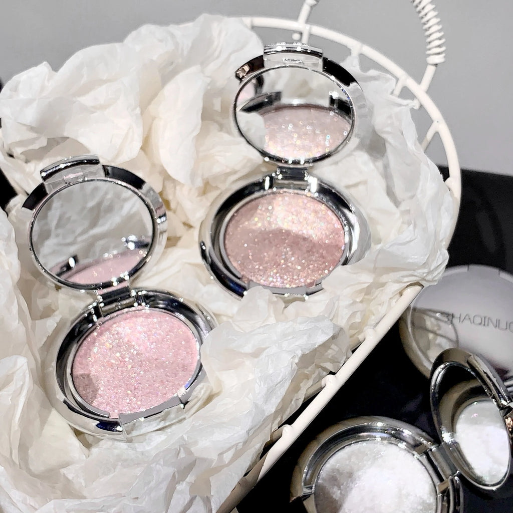 SHAQINUO Highlighter Cream Radiant Shimmer Powder Smooth Potato Mash Qme