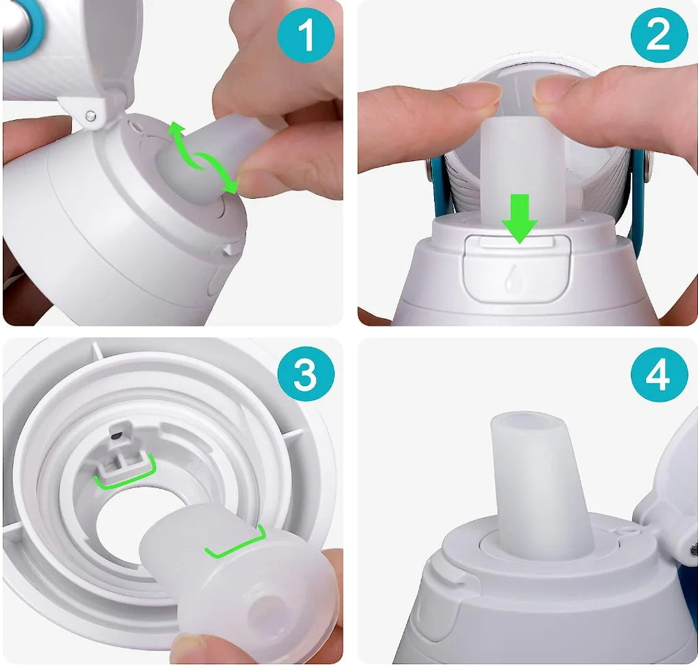 Water Bottle Mouthpiece Replacement Brita Silicone Bite Valve Parts Qme