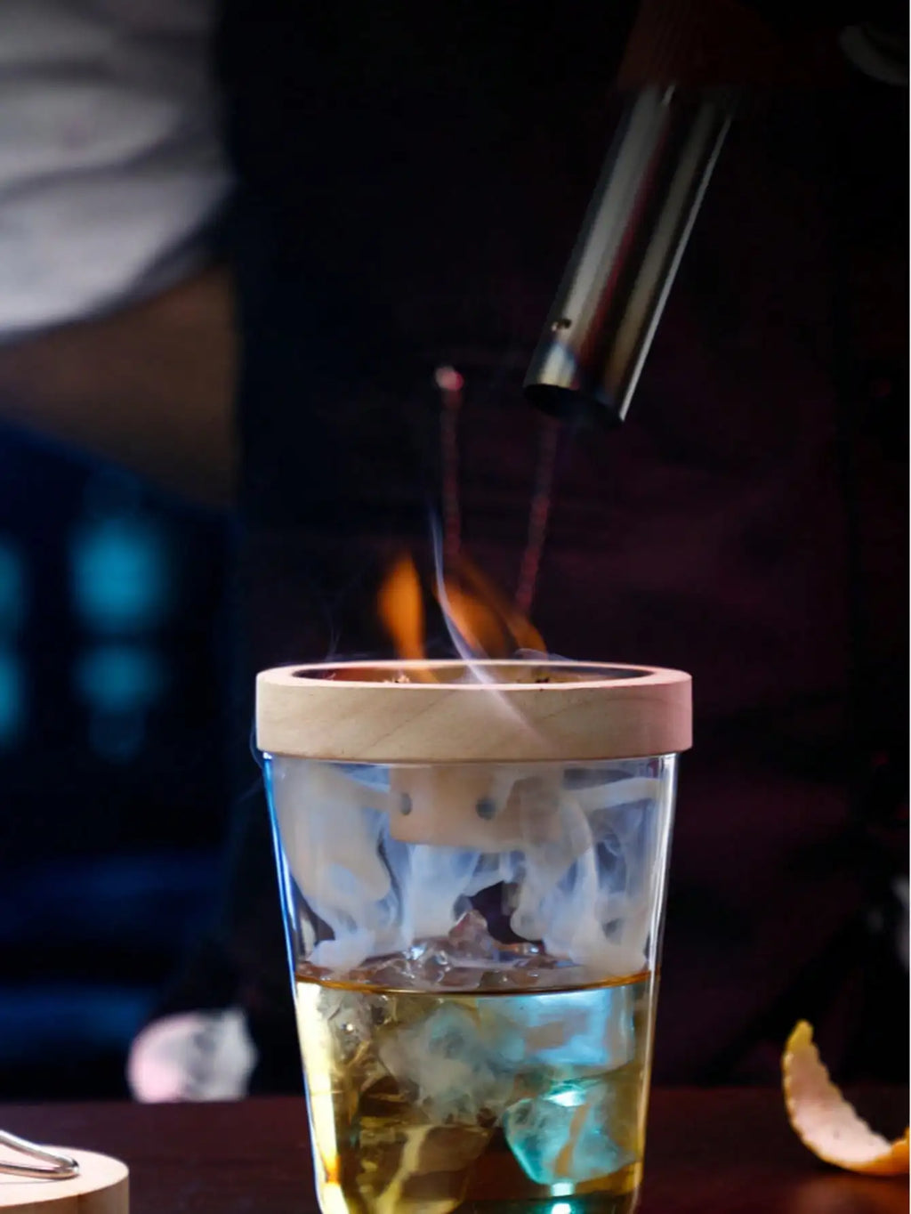 5 Flavors Natural Wood Chips Cocktail Smoking Including Cherry Apple Qme