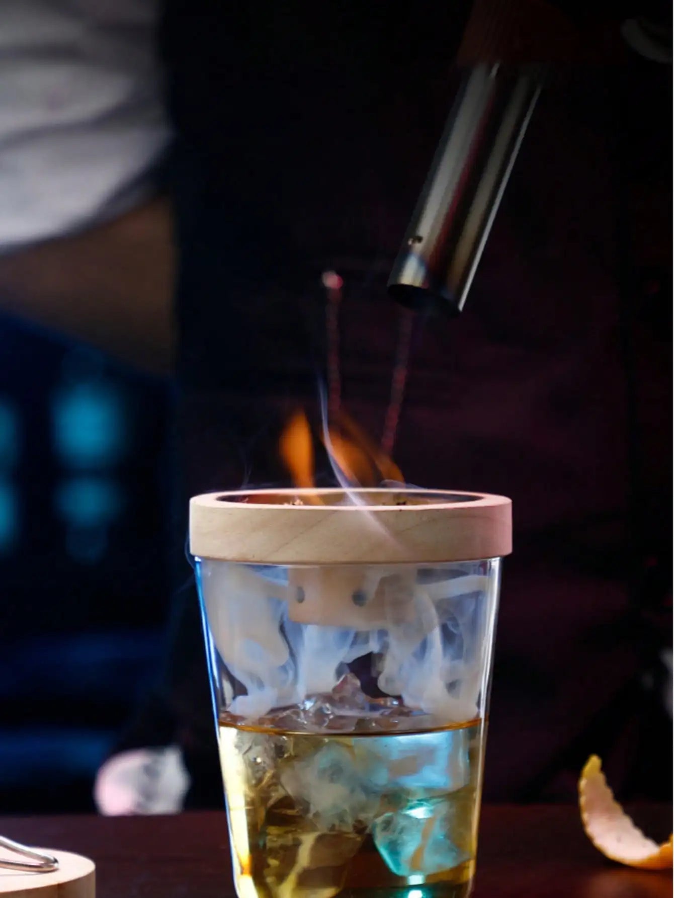 5 Flavors Natural Wood Chips Cocktail Smoking Including Cherry Apple Qme