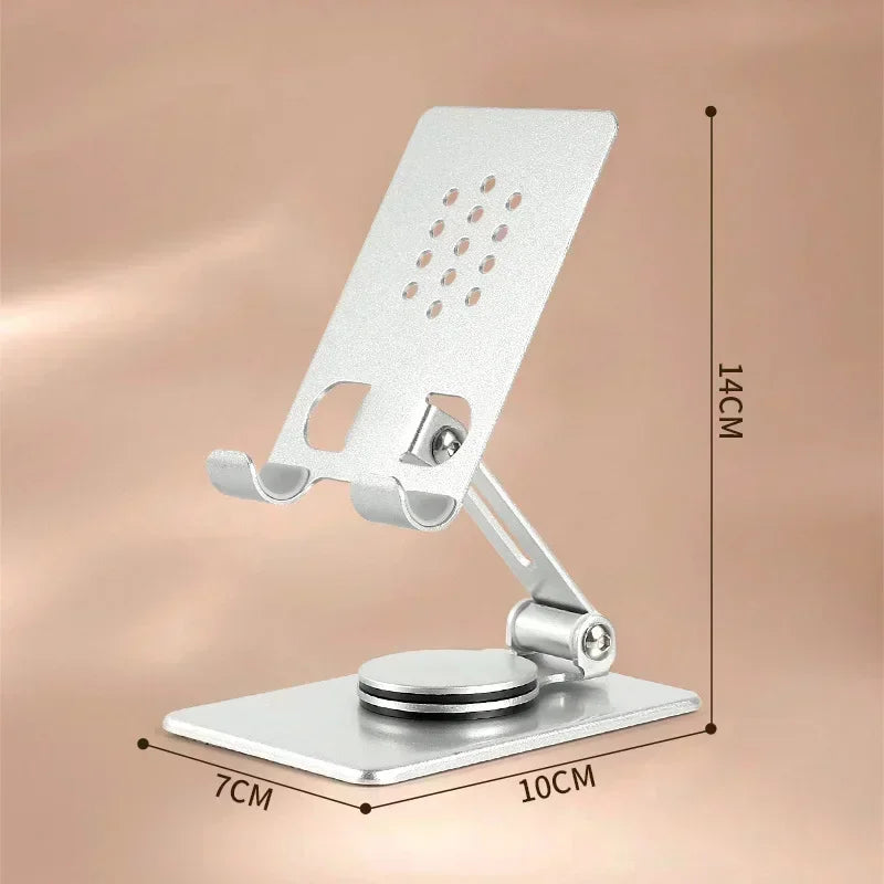 Universal All Aluminum Alloy Foldable Desk Phone Holder Mount Stand For Mobile Phone Holder For Tablet Desktop Metal Holder Qme