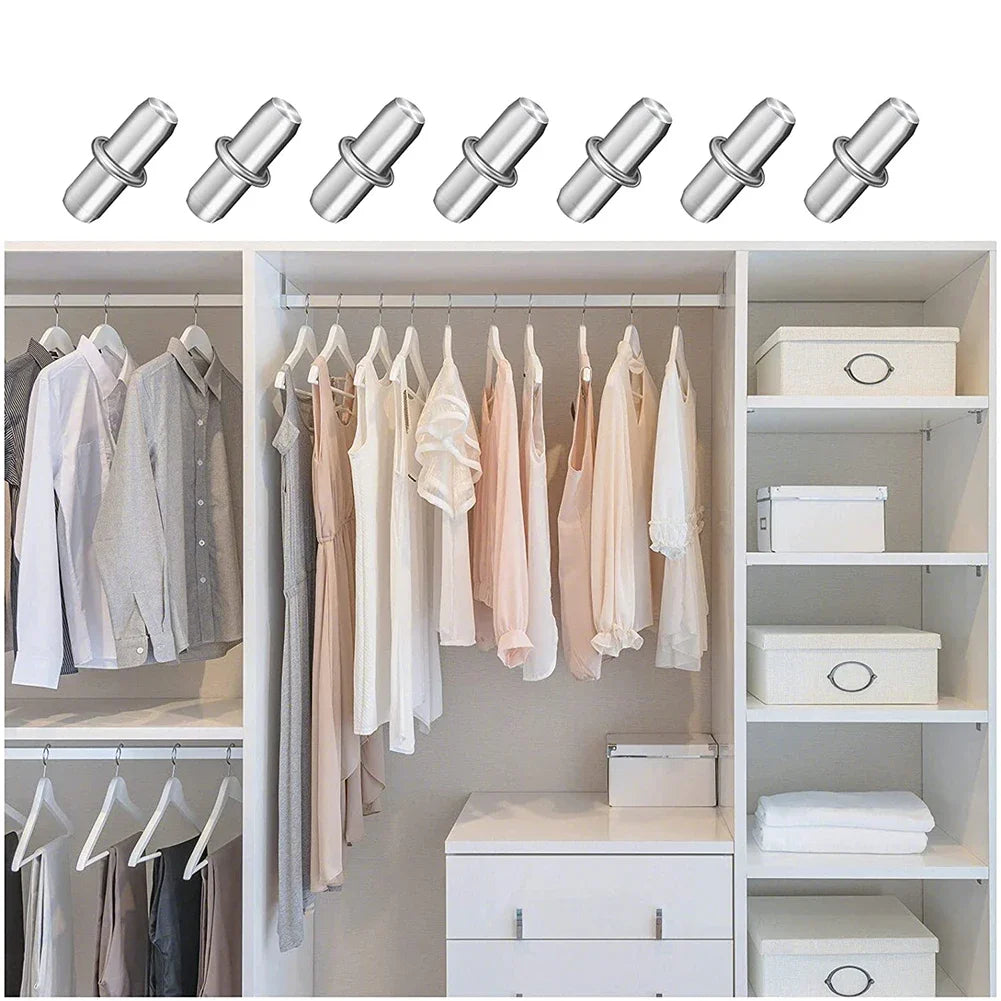 Bracket Shelf Support Pegs Plated Pins Easy Installion Flexible For Cabinet Furniture Closet Iron High Quality Qme