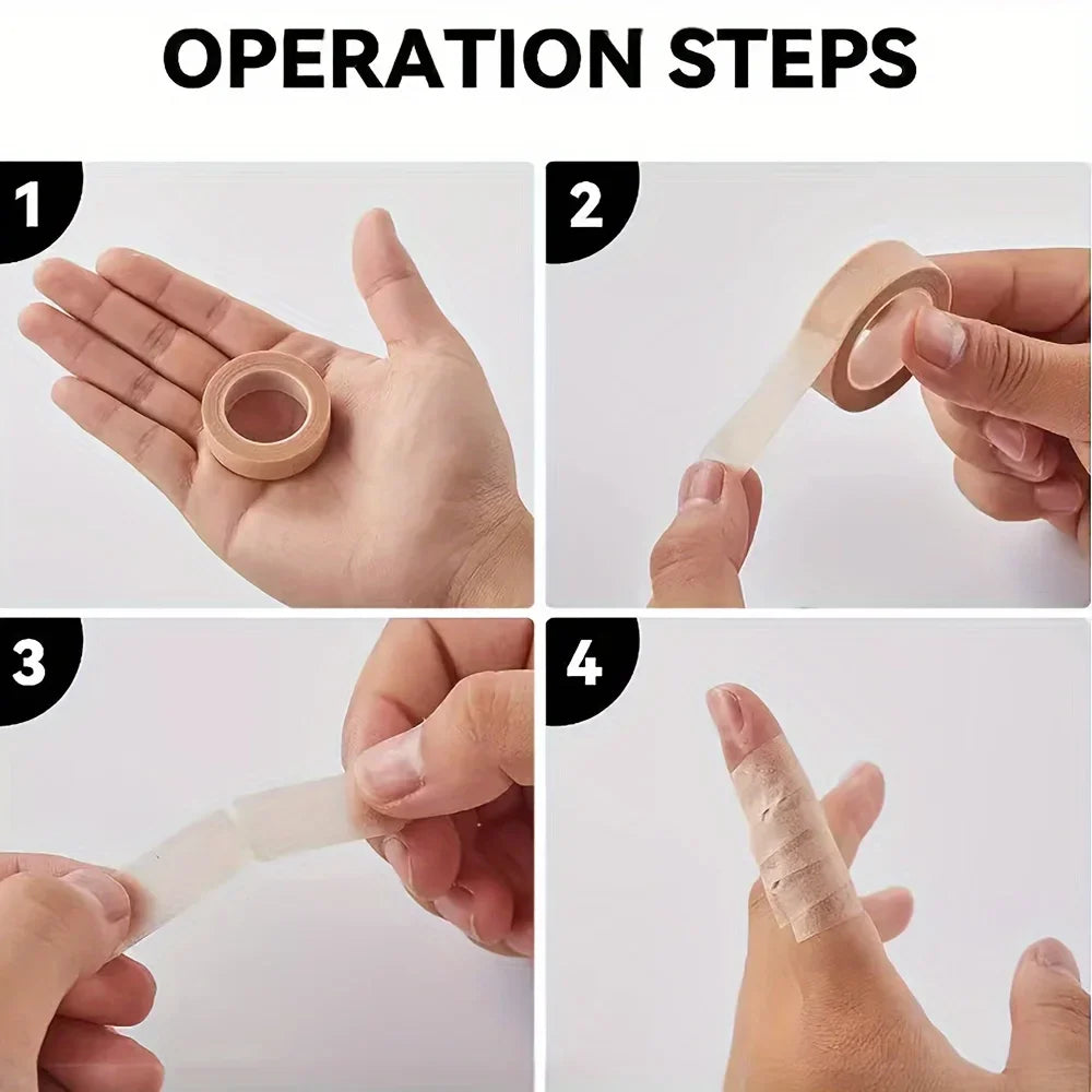 Reusable Eye Makeup Tape, Precision Eyeliner, Eyelid Lift & Lash Extension Adhesive, Odorless Beauty Application Tool Qme
