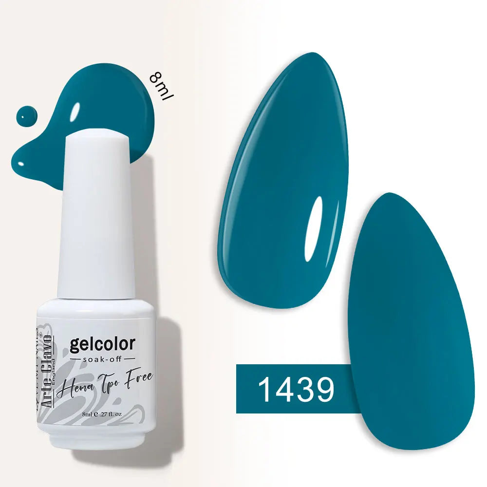 Arte Clavo Semi-permanent Gel Nail Varnish 180 Colors Semipermanent