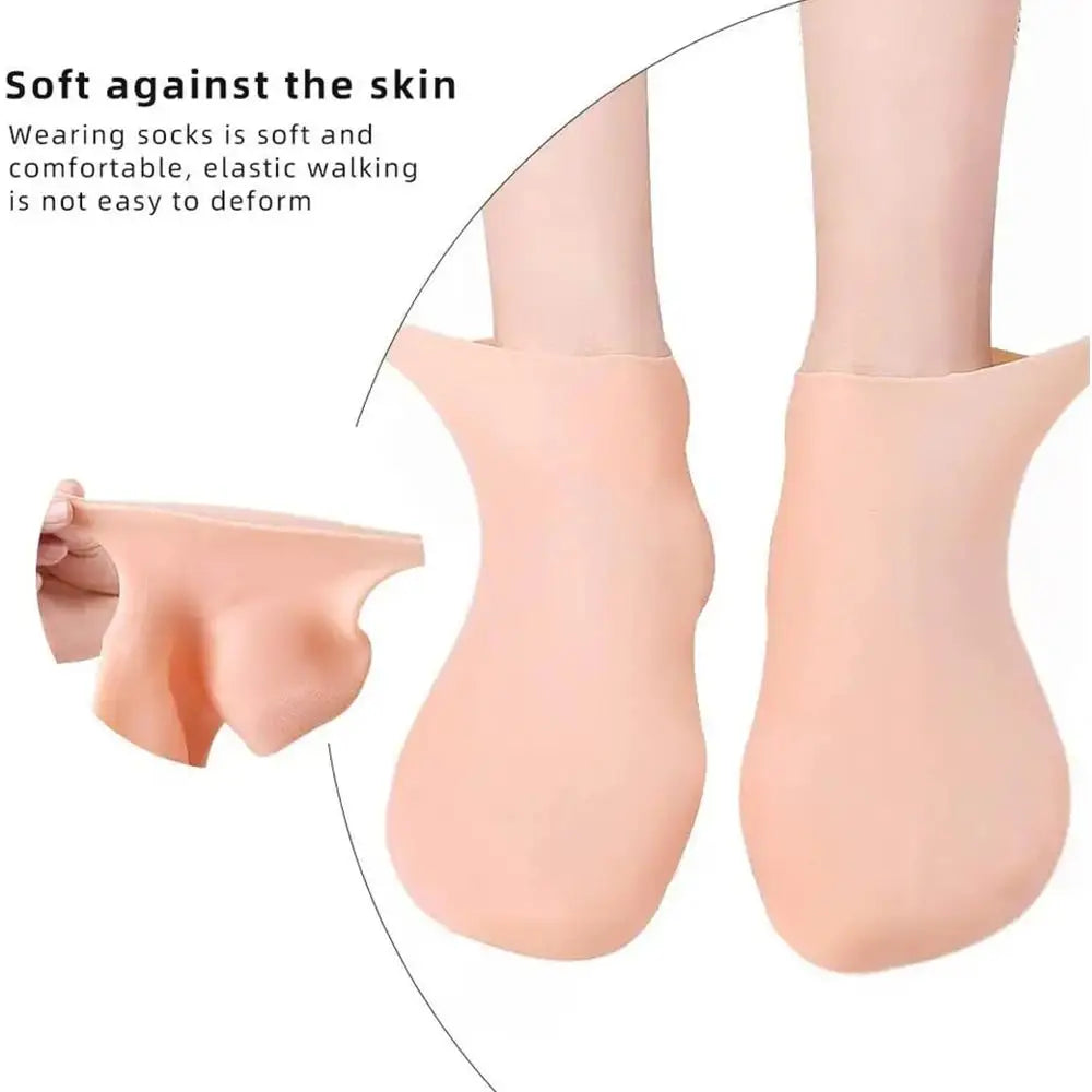 Moisturizing Socks Exfoliating Gel Heel Preventing Dryness Cracked Qme