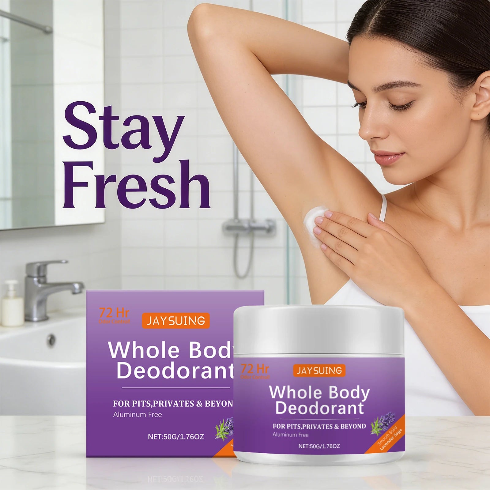 Whole Body Deodorant for Intimate Part Remove Armpit Odor Reduce Underarm Bad Smell Sweating Lasting Refreshing Aroma Skin Cream Qme