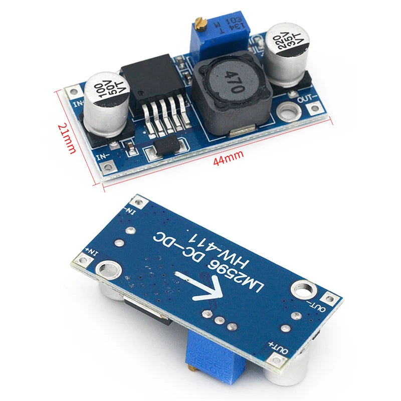 3A Adjustable Step-down Module DC-DC Buck Converter Power Supply Qme One Size