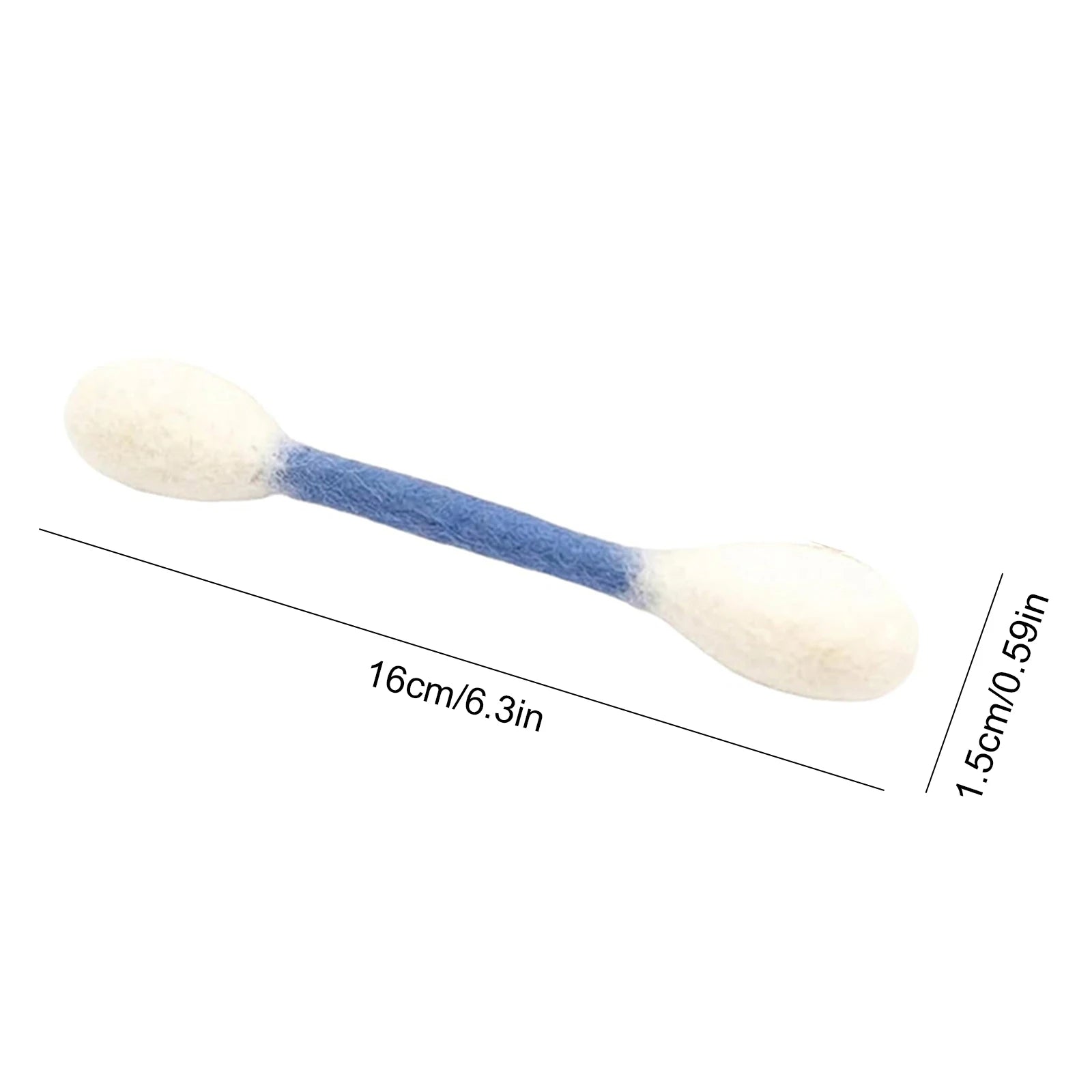 6pcs Felt Cotton Swab Cat Mint Interactive Tooth Cleaning Cat Toy Cat Giant Interaction Toy Soft Interesting Cat Pet Gift Qme