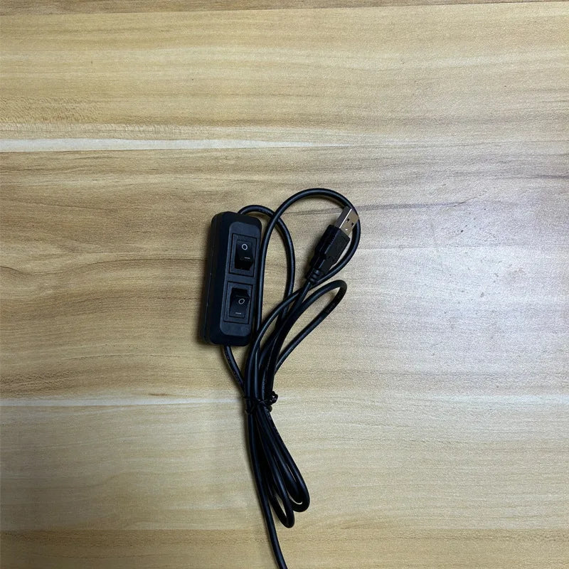 10pcs 220V dual control switch, USB 5V dual switch, floor lamp, ambient lamp, power controller, desk lamp, 303 control switch Qme