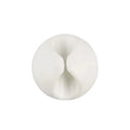 10 Circular Data Cable Storage Organizing Holders Qme WHITE