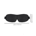 3D Eye Mask, Sleep Soft Padded Shade Cover Rest Relax Sleeping Blindfold, Lightweight Sleeping Mask, Eye Mask For Sleeping Qme black