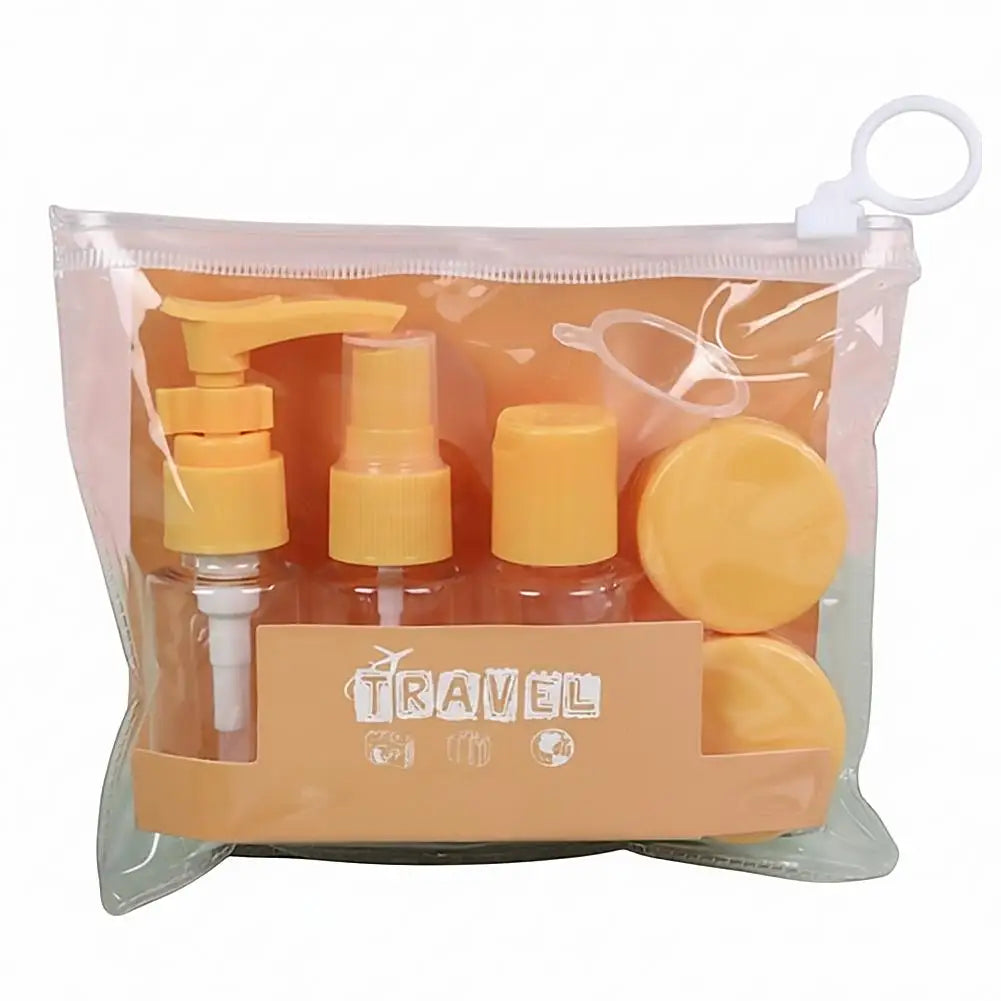 Generic Travel Spray Bottles Toiletries Containers Zipper Toiletry Qme Yellow