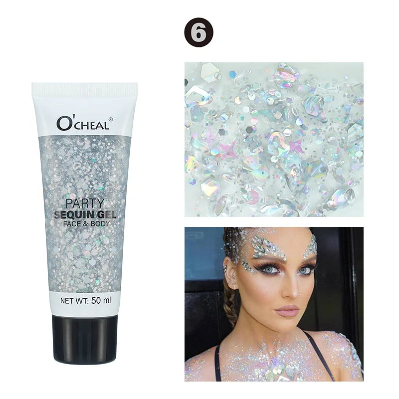 Party Sequin Gel Waterproof Sweat Proof Durable Shiny Creates Amazing Qme 6