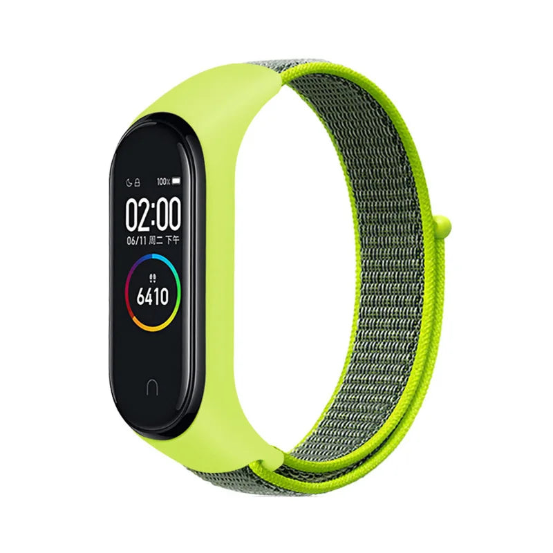 Durable Nylon Loop Watch Strap Freely Adjustable Velcro Xiaomi Mi