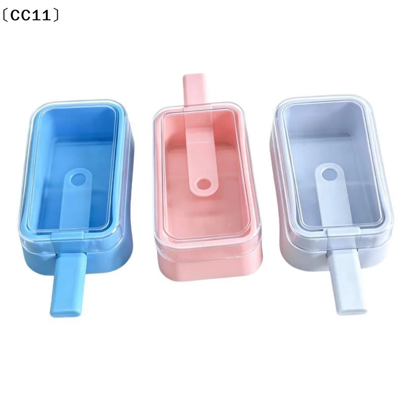 Silicone Ice Lolly Moulds Sticks Reusable Cream Forms Popsicle Mold Qme